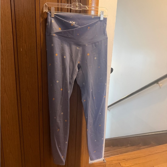 POPFLEX Pants - POPFLEX Lavender Leggings with Floral Design